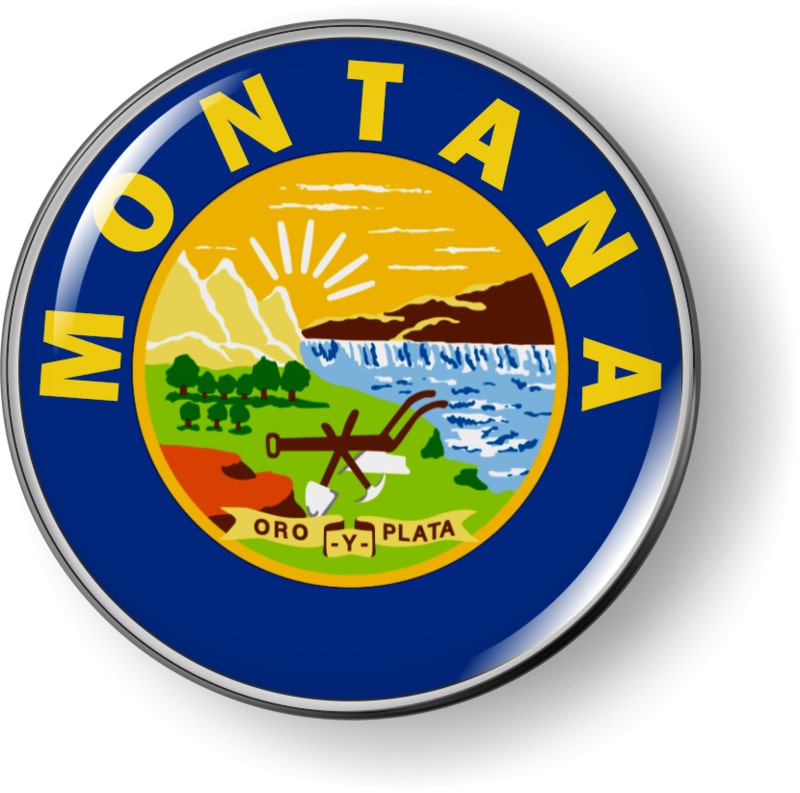 Montana - State Flag Emblem